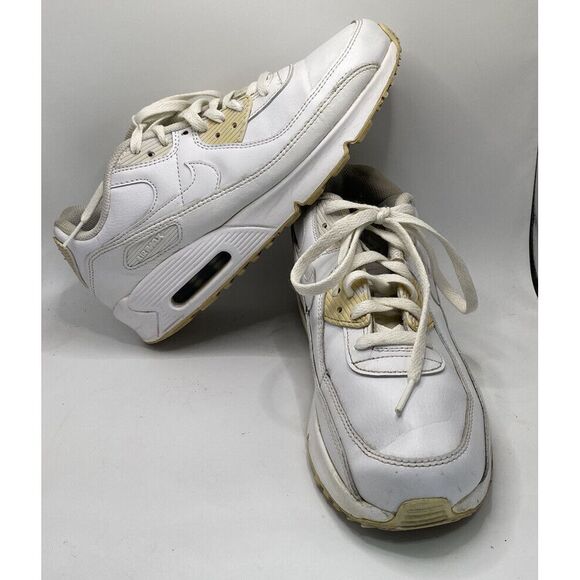 Other - Nike Air Max 90 LTR (GS)‎ Youth Sneakers Triple White CD6864-100 Size 7Y